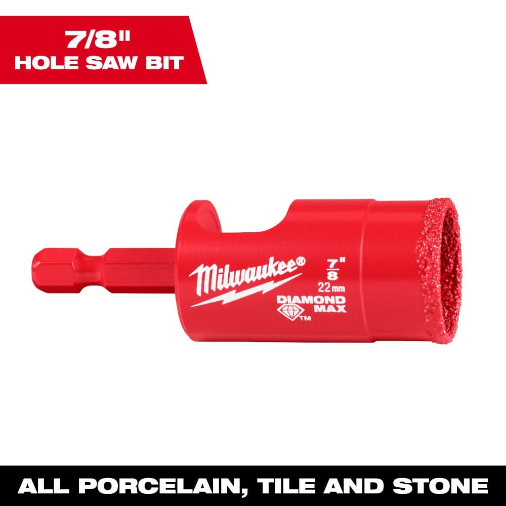 Milwaukee 49-56-0516 Milwaukee 7/8" Diamond Max Hole Saw Bit