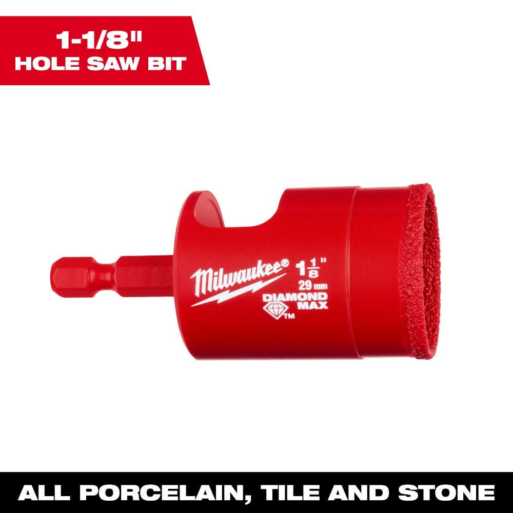 Milwaukee 49-56-0518 Milwaukee 1-1/8" Diamond Max Hole Saw Bit