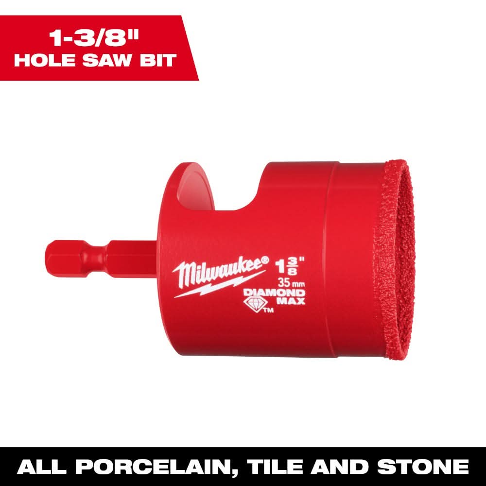 Milwaukee 49-56-0520 Milwaukee 1-3/8" Diamond Max Hole Saw Bit