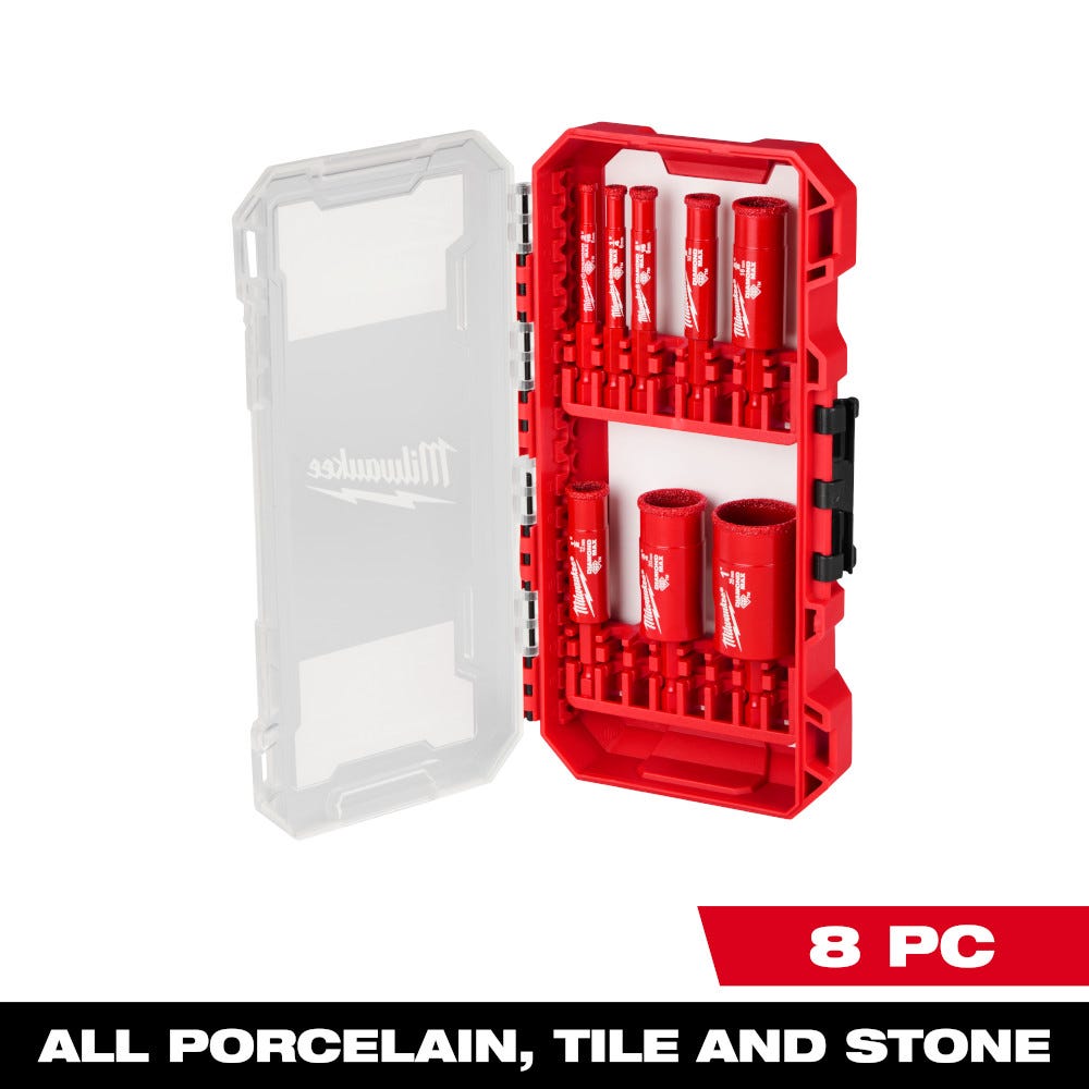 Milwaukee 49-56-0570 Milwaukee Diamond Max Hole Saw Bit Set - 8PC