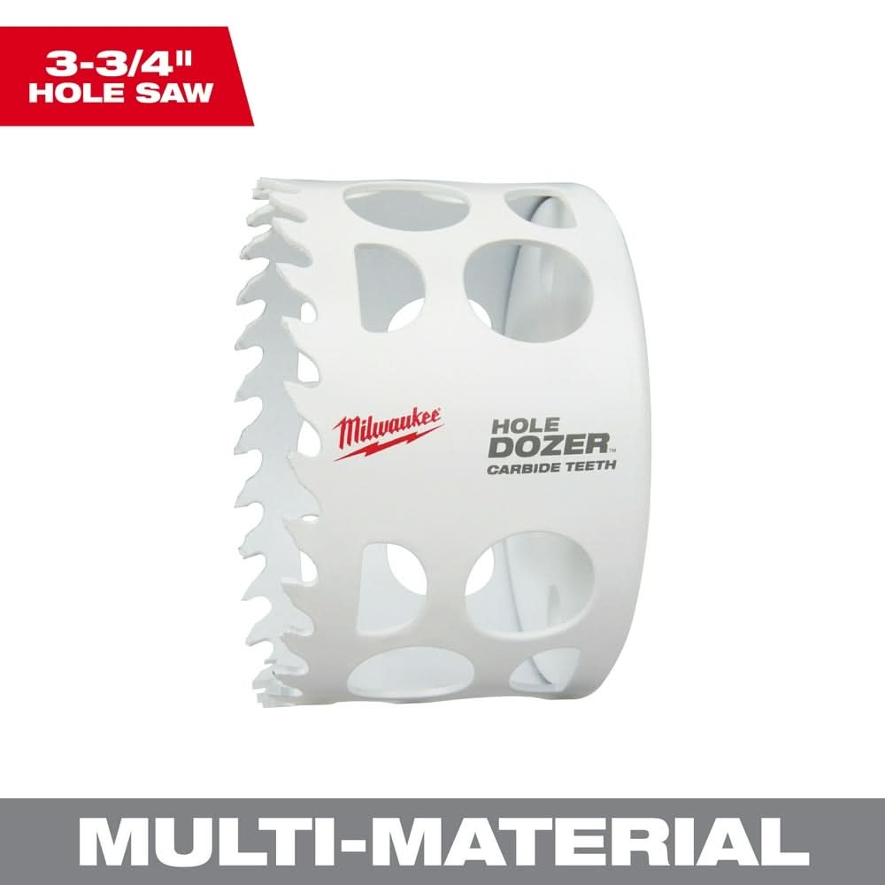 Milwaukee 49-56-0741 3-3/4-in HOLE DOZER with Carbide Teeth Hole Saw