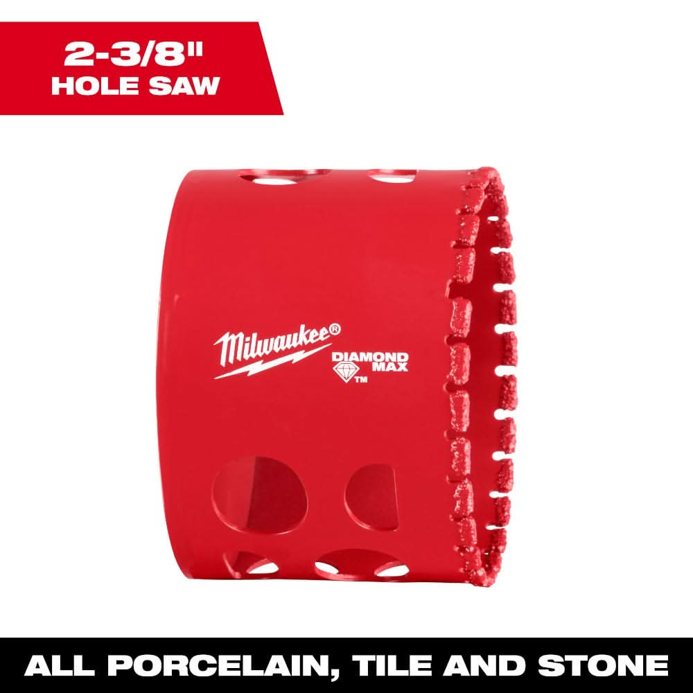 Milwaukee 49-56-5656 Milwaukee 2-3/8" Diamond Max Hole Saw