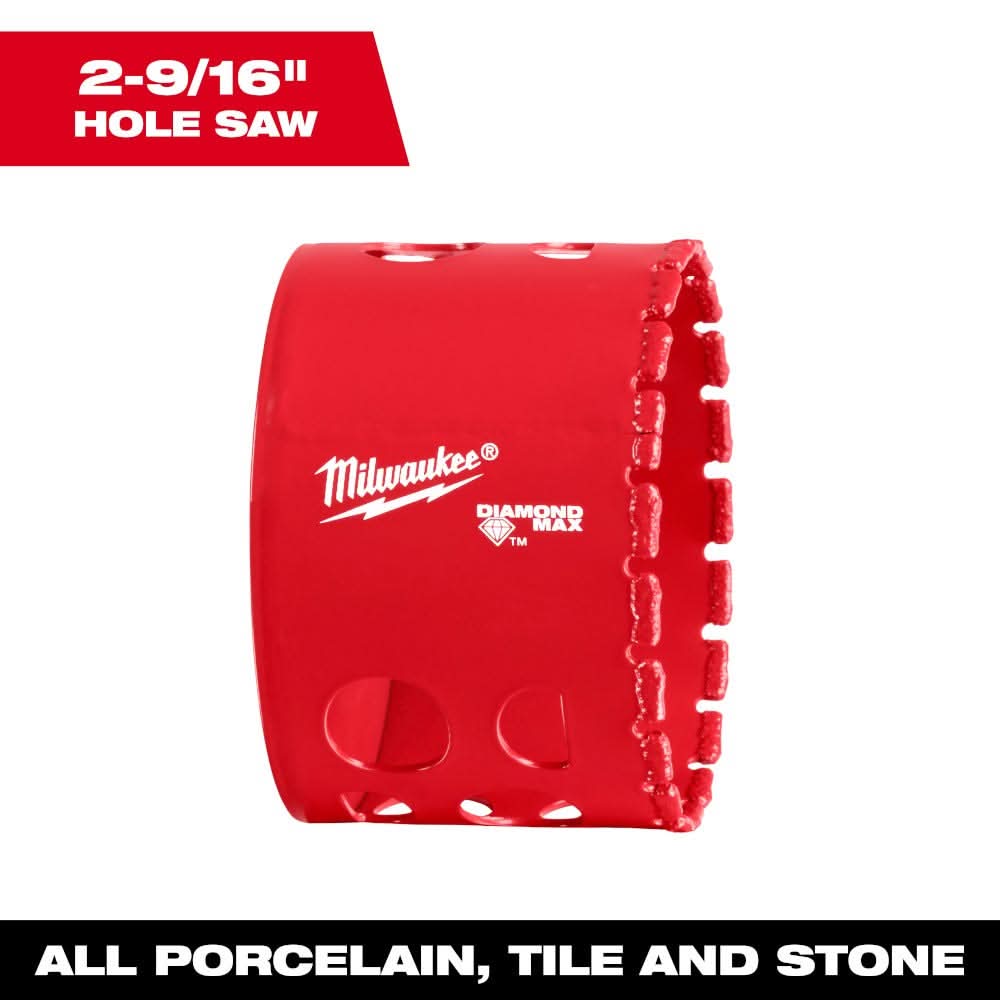 Milwaukee 49-56-5661 Milwaukee 2-9/16" Diamond Max Hole Saw