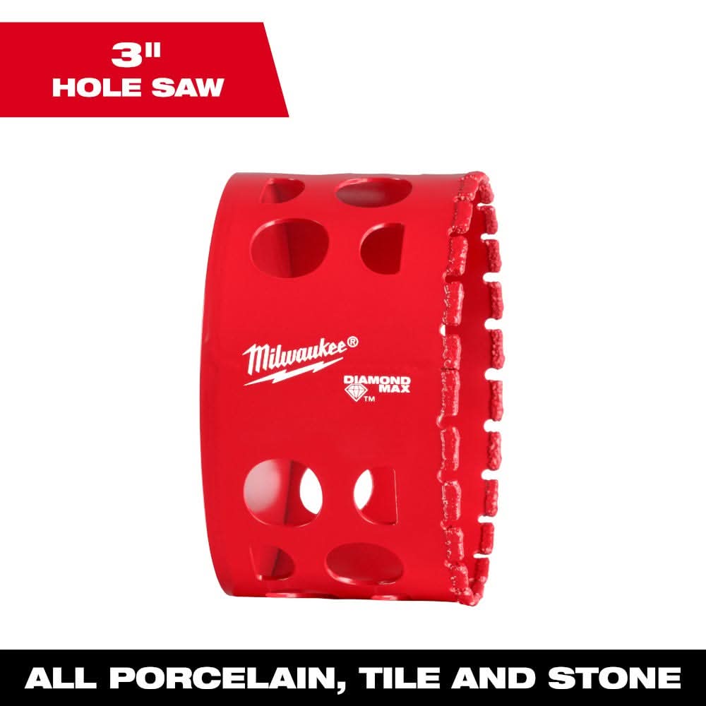 Milwaukee 49-56-5669 Milwaukee 3" Diamond Max Hole Saw