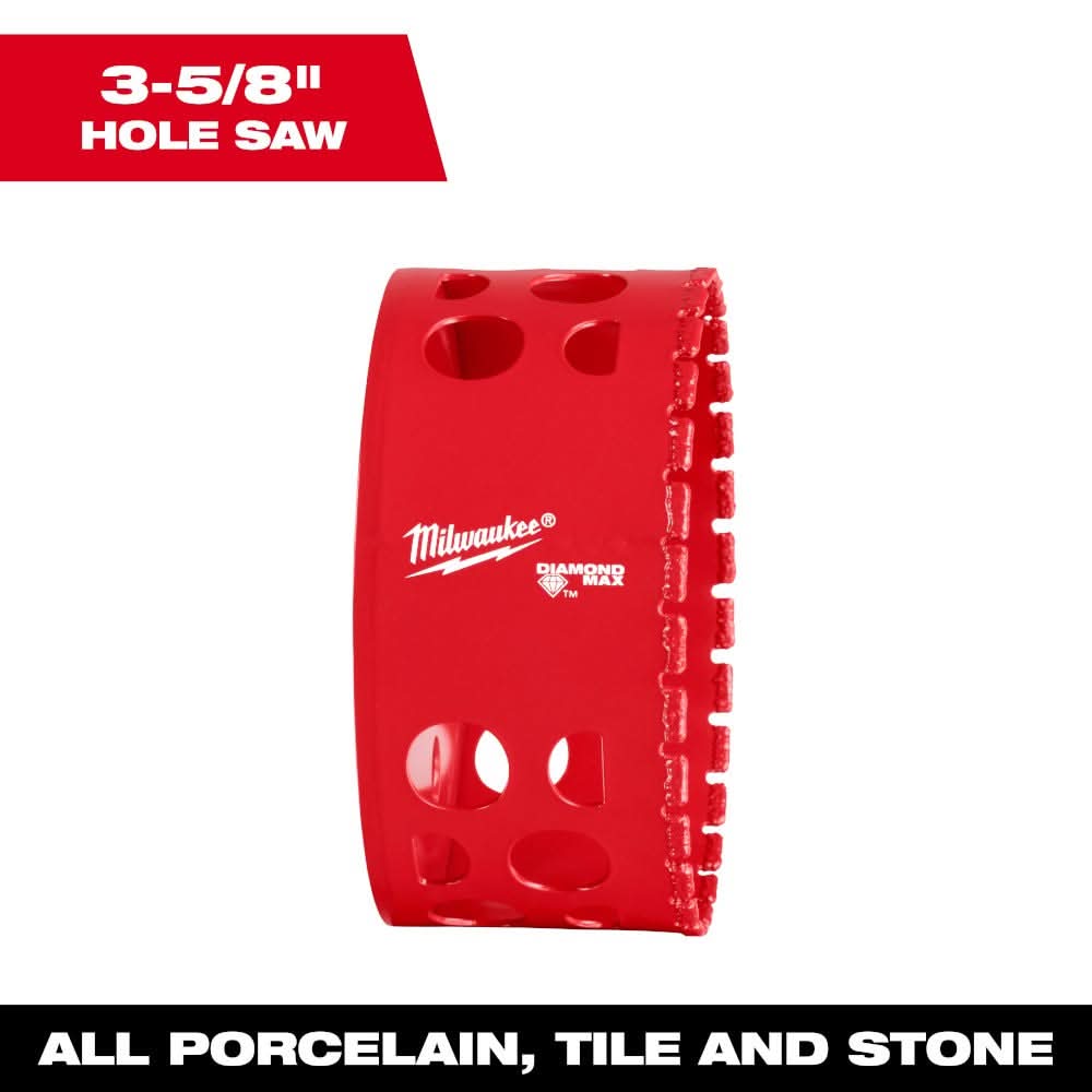 Milwaukee 49-56-5681 Milwaukee 3-5/8" Diamond Max Hole Saw