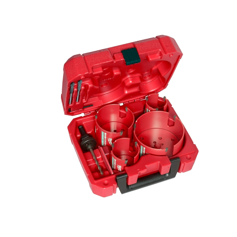 Milwaukee 49-56-9285 8-Piece BIG HAWG with Carbide Teeth Kit