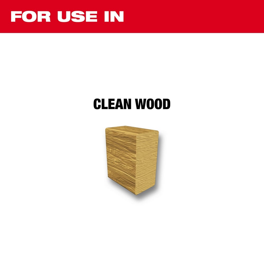 Milwaukee 49-56-9306 BIG HAWG with CARBIDE TEETH Clean Wood Arbor