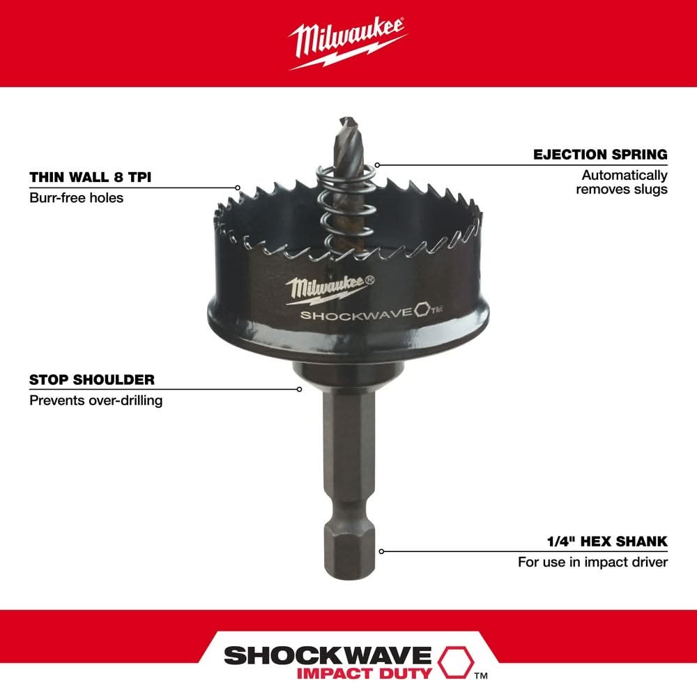 Milwaukee 49-56-9810 7/8" Thin Wall Hole Saw