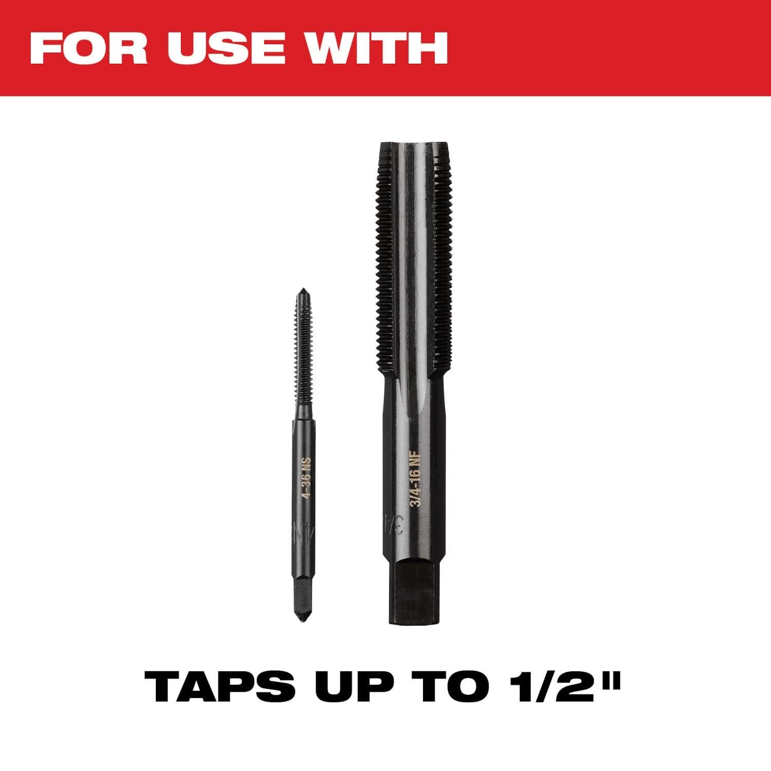 Milwaukee 49-57-5001 Tap Collet for Taps up to 1/2" & T Handle Bar