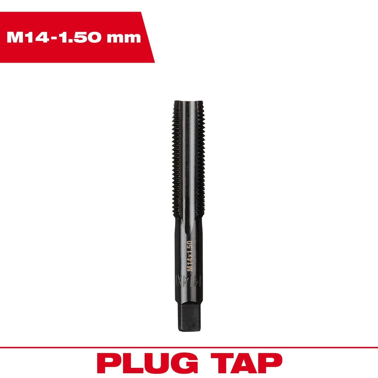 Milwaukee 49-57-5166 M14-1.50 mm Straight Flute Plug Tap