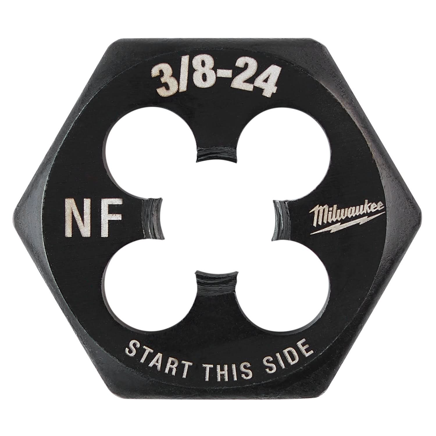 Milwaukee 49-57-5351 3/8"-24 NF 1-Inch Hex Threading Die
