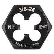 Milwaukee 49-57-5351 3/8"-24 NF 1-Inch Hex Threading Die