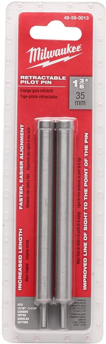 Milwaukee 49-59-0013 1-3/8-Inch TCT Retractable Pin