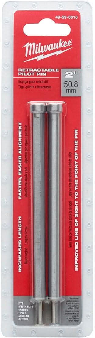 Milwaukee 49-59-0016 Sm 2-Inch TCT Retractable Pins – Tool Nut