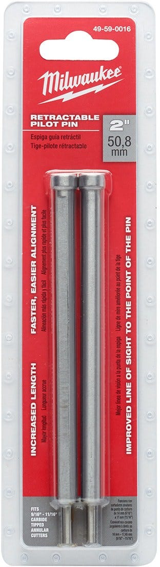 Milwaukee 49-59-0016 Sm 2-Inch TCT Retractable Pins