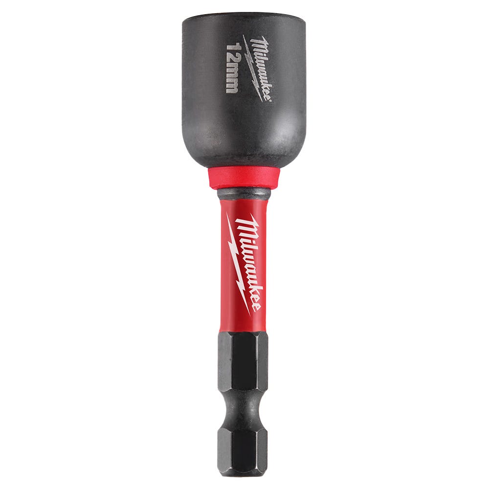Milwaukee 49-66-0712 SHOCKWAVE Impact Duty 12MM x 2-9/16" Magnetic Nut Driver 10PK
