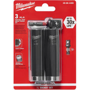 Milwaukee 49-66-4485 Shockwave 1/2-Inch Dr 3-Piece  Impact Socket Set