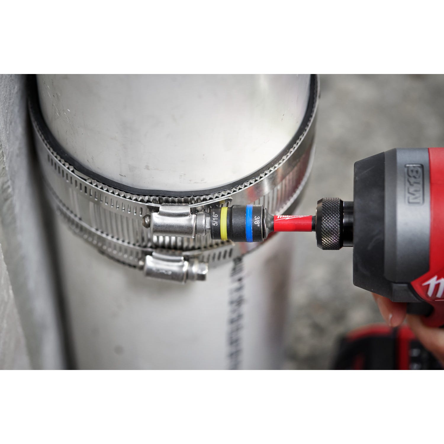 Milwaukee 49-66-4543 SHOCKWAVE Impact Duty 5/16" and 3/8" x 2-1/2" QUIK-CLEAR 2-in-1 Magnetic Nut Driver