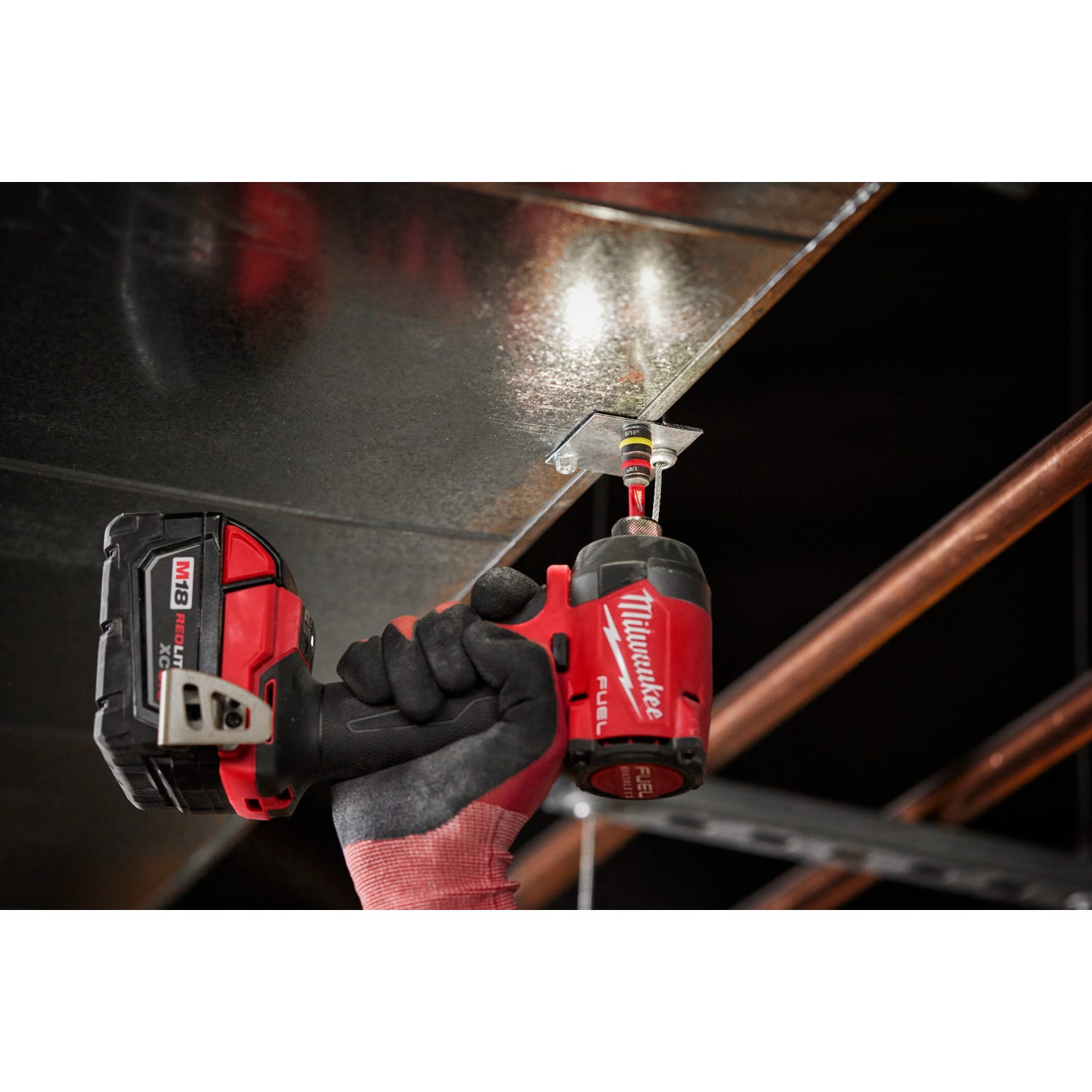 Milwaukee 49-66-4565 SHOCKWAVE Impact Duty QUIK-CLEAR 2-in-1 Magnetic Nut Driver Set 2PC