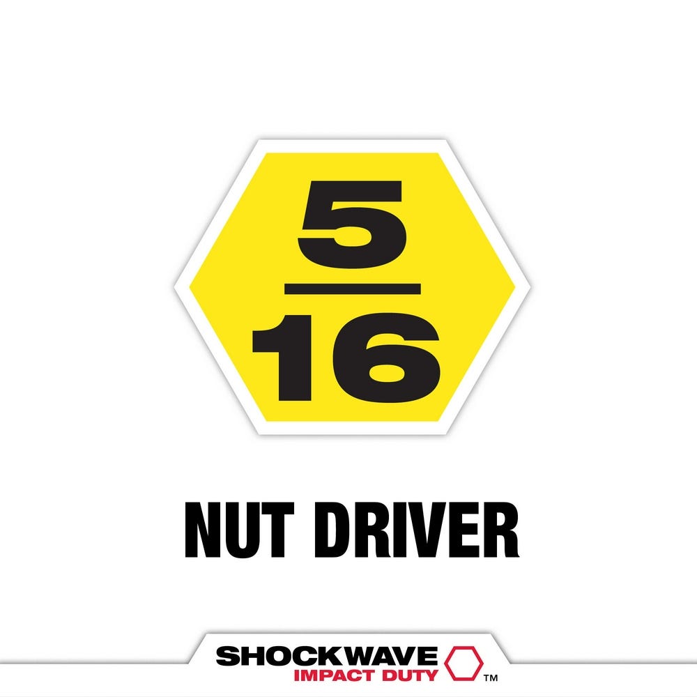 Milwaukee 49-66-4583 SHOCKWAVE Impact Duty 5/16" x 6" Magnetic Nut Driver