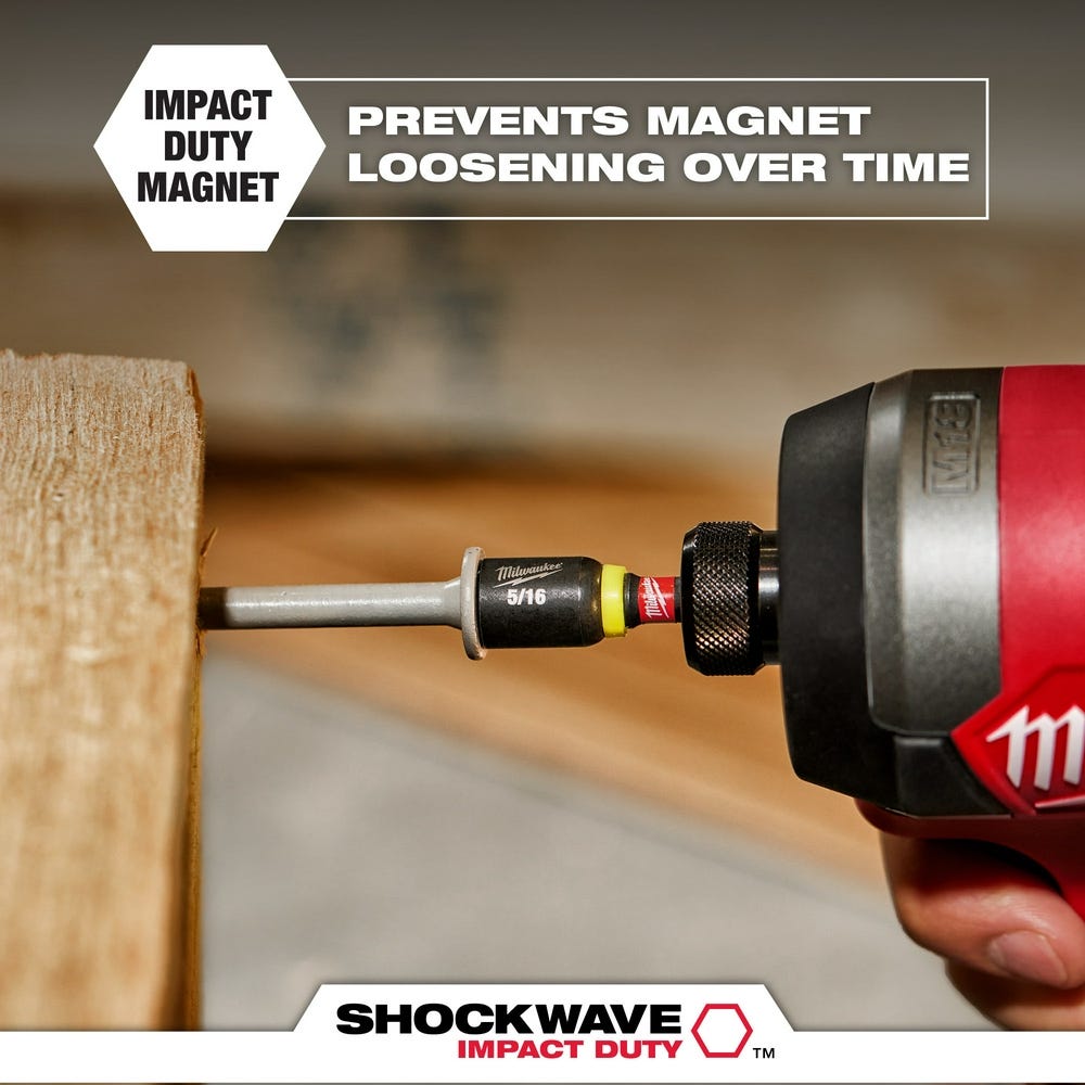 Milwaukee 49-66-4586 SHOCKWAVE Impact Duty 7/16" x 6" Magnetic Nut Driver