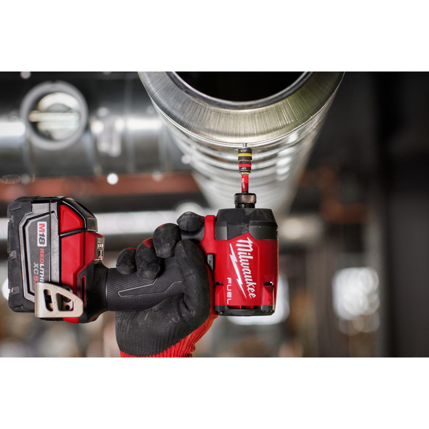Milwaukee 49-66-4742 SHOCKWAVE Impact Duty 1/4" and 5/16" x 2-1/4" QUIK-CLEAR 2-in-1 Magnetic Nut Driver BULK 25