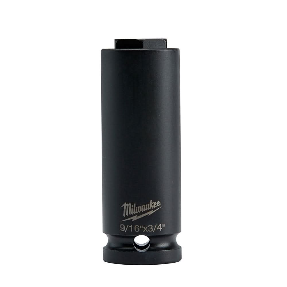 Milwaukee 49-66-5111 Shockwave Lineman's 6-Point 9/16"x3/4" 2-in-1 Socket