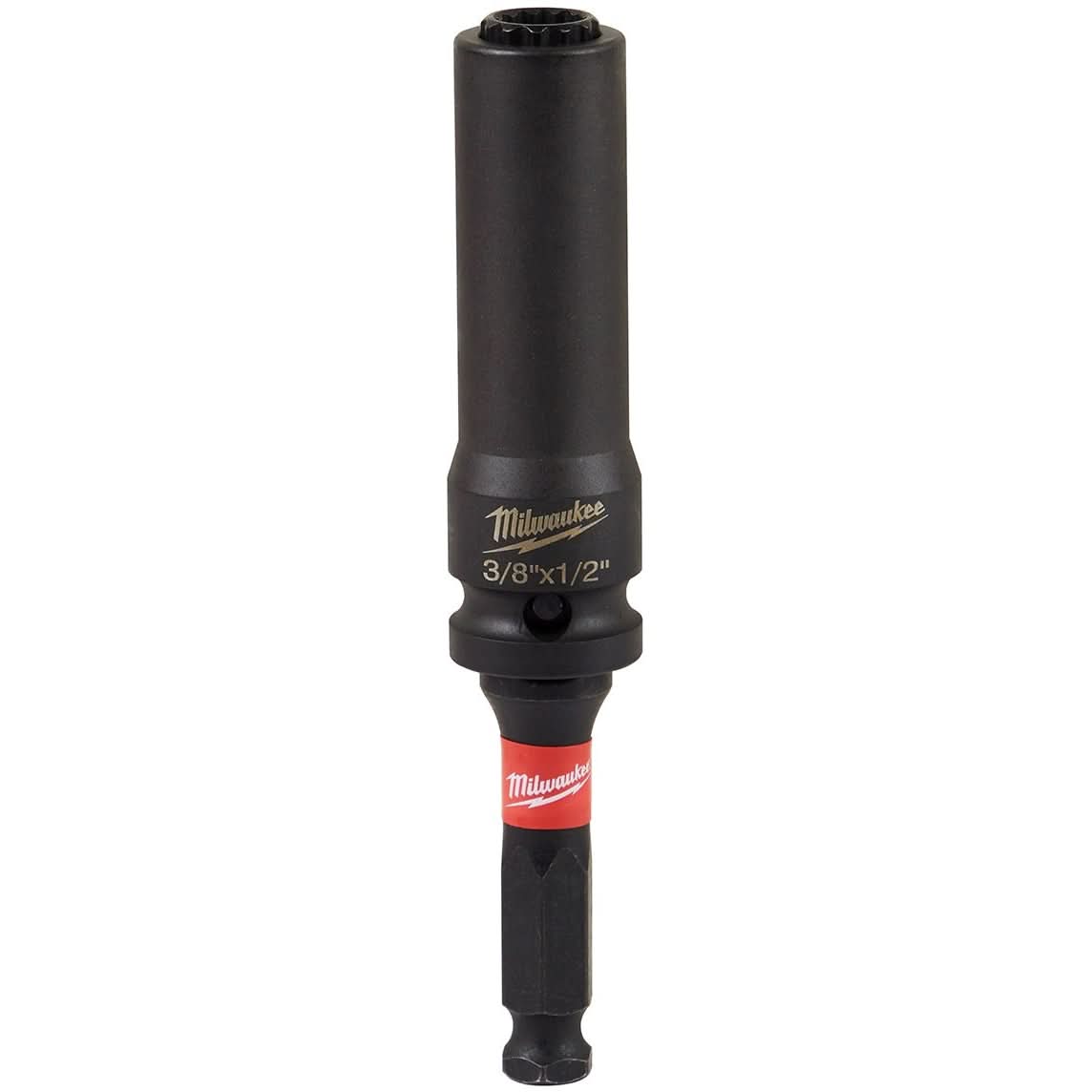 Milwaukee 49-66-5119 Shockwave Lineman's 12Pt 3/8-Inch& 1/2-Inch 2-In-1 Socket