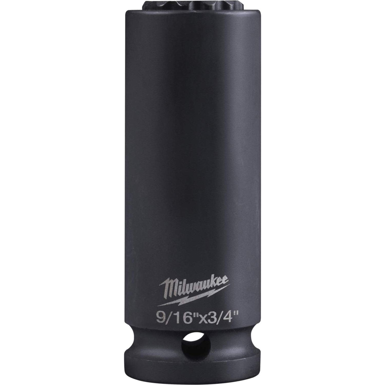 Milwaukee 49-66-5121 Shockwave Lineman's 12-Point 9/16"x3/4" 2-in-1 Socket