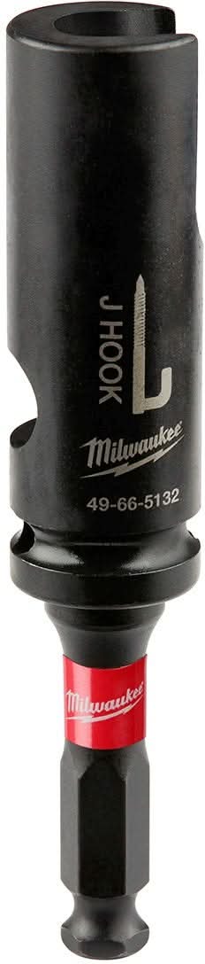 Milwaukee 49-66-5132 Shockwave Lineman's J Hook Socket