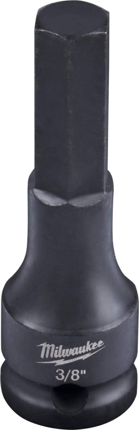 Milwaukee 49-66-5152 Shockwave Lineman's 3/8" Drive 3/8" Hex Bit Socket