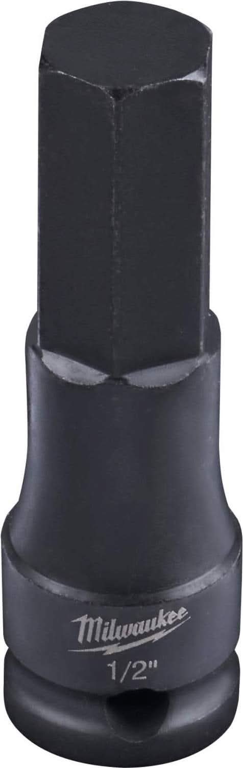 Milwaukee 49-66-5154 Shockwave Lineman's 3/8" Drive 1/2" Hex Bit Socket