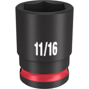 Milwaukee 49-66-6109 SHOCKWAVE Impact Duty 3/8-Inch Drive 11/16-Inch Standard 6 Point Socket