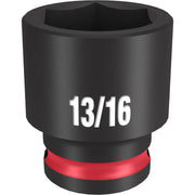 Milwaukee 49-66-6111 SHOCKWAVE Impact Duty 3/8-Inch Drive 13/16-Inch Standard 6 Point Socket