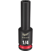 Milwaukee 49-66-6115 SHOCKWAVE Impact Duty 3/8-Inch Drive 1/4-Inch Deep 6 Point Socket