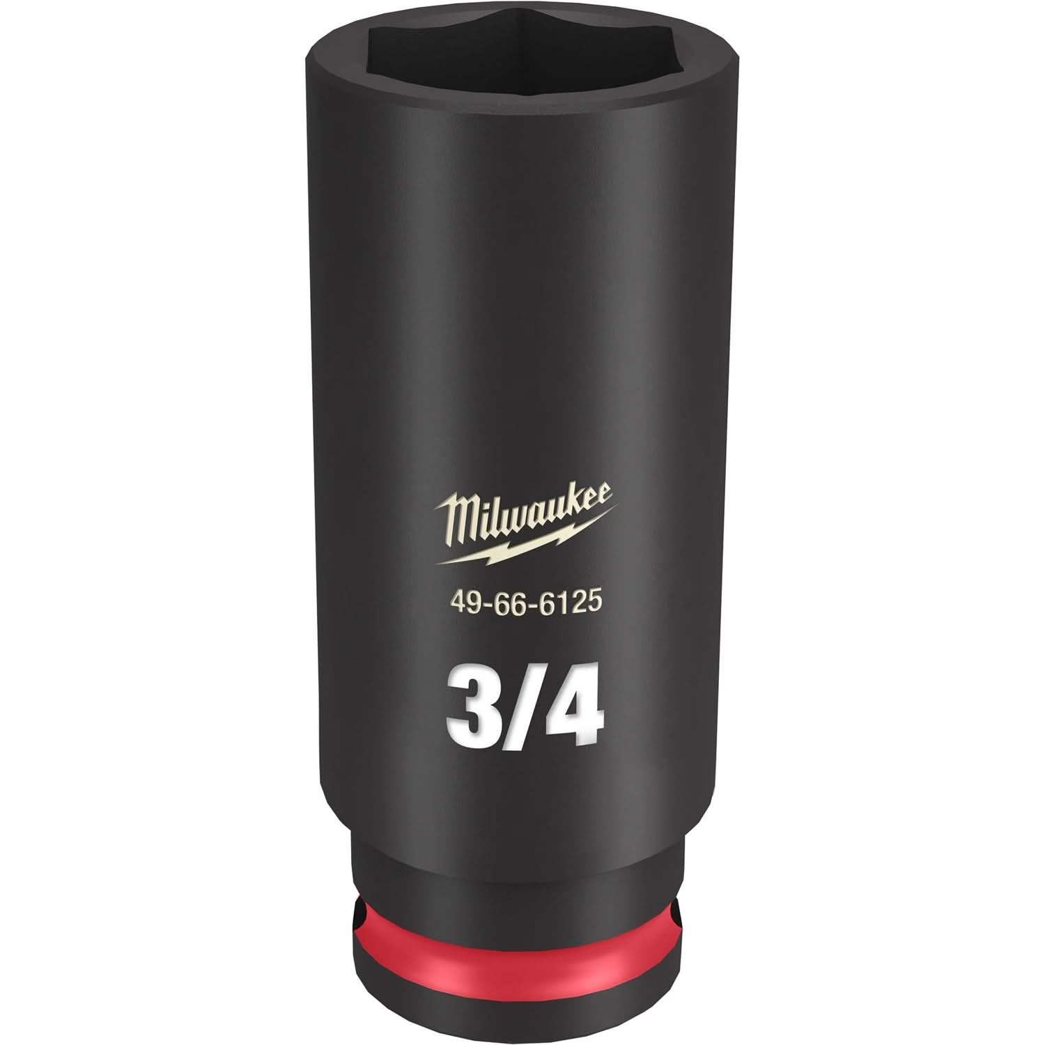 Milwaukee 49-66-6125 SHOCKWAVE Impact Duty 3/8-Inch Drive 3/4-Inch Deep 6 Point Socket