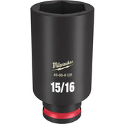 Milwaukee 49-66-6128 SHOCKWAVE Impact Duty 3/8-Inch Drive 15/16-Inch Deep 6 Point Socket