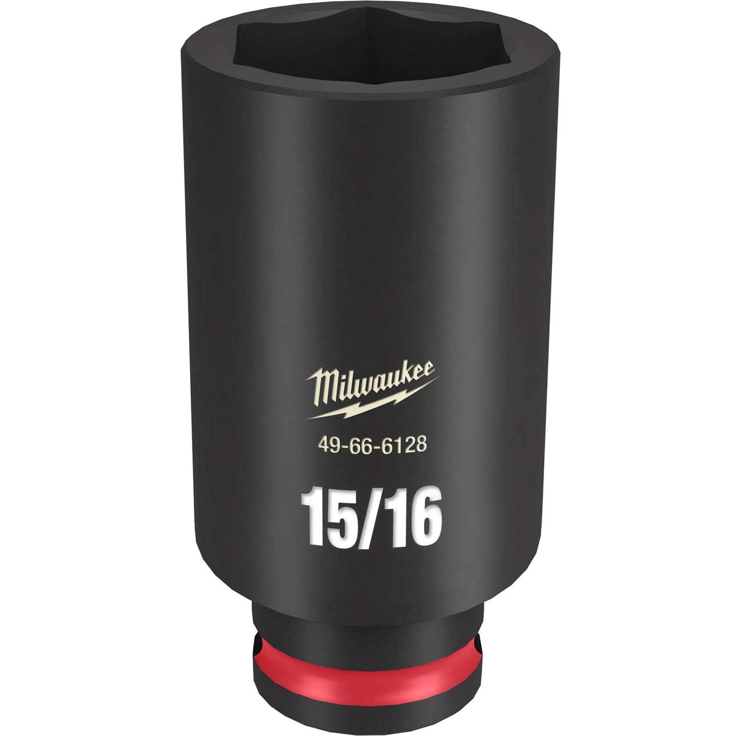 Milwaukee 49-66-6128 SHOCKWAVE Impact Duty 3/8-Inch Drive 15/16-Inch Deep 6 Point Socket
