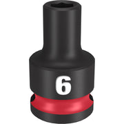 Milwaukee 49-66-6130 SHOCKWAVE Impact Duty 3/8-Inch Drive 6MM Standard 6 Point Socket