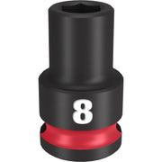 Milwaukee 49-66-6132 SHOCKWAVE Impact Duty 3/8-Inch Drive 8MM Standard 6 Point Socket