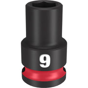 Milwaukee 49-66-6133 SHOCKWAVE Impact Duty 3/8-Inch Drive 9MM Standard 6 Point Socket