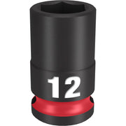 Milwaukee 49-66-6136 SHOCKWAVE Impact Duty 3/8-Inch Drive 12MM Standard 6 Point Socket