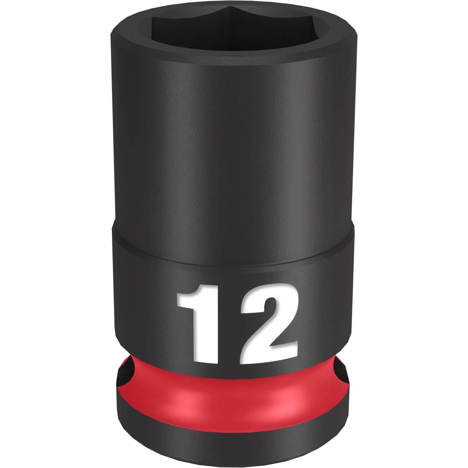 Milwaukee 49-66-6136 SHOCKWAVE Impact Duty 3/8-Inch Drive 12MM Standard 6 Point Socket