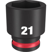 Milwaukee 49-66-6144 SHOCKWAVE Impact Duty 3/8-Inch Drive 21MM Standard 6 Point Socket