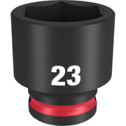 Milwaukee 49-66-6146 SHOCKWAVE Impact Duty 3/8-Inch Drive 23MM Standard 6 Point Socket