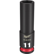Milwaukee 49-66-6153 SHOCKWAVE Impact Duty 3/8-Inch Drive 11MM Deep 6 Point Socket