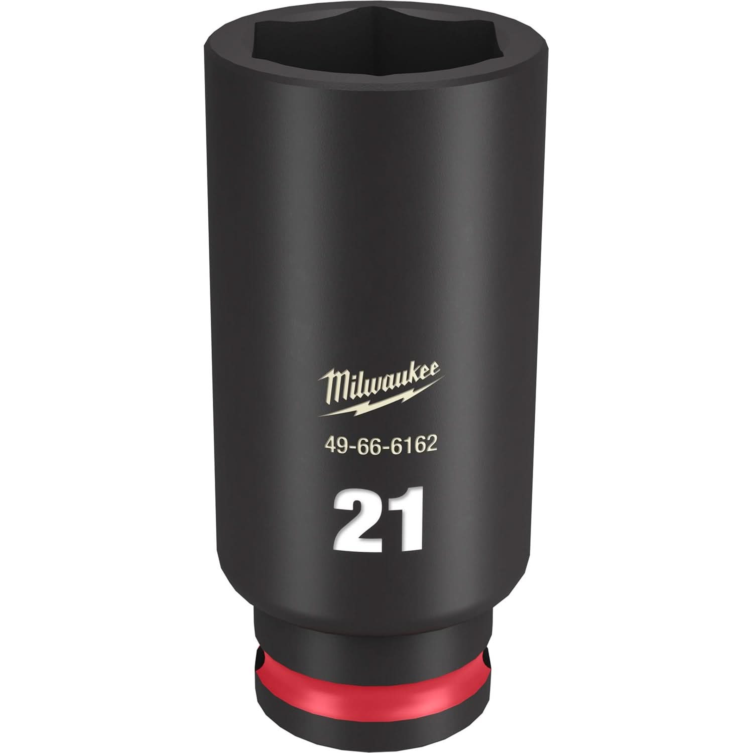 Milwaukee 49-66-6162 SHOCKWAVE Impact Duty 3/8-Inch Drive 21MM Deep 6 Point Socket