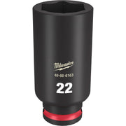 Milwaukee 49-66-6163 SHOCKWAVE Impact Duty 3/8-Inch Drive 22MM Deep 6 Point Socket