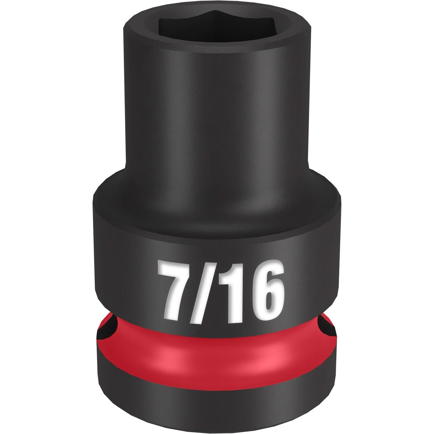 Milwaukee 49-66-6201 SHOCKWAVE Impact Duty 1/2-Inch Drive 7/16-Inch Standard 6 Point Socket