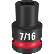 Milwaukee 49-66-6201 SHOCKWAVE Impact Duty 1/2-Inch Drive 7/16-Inch Standard 6 Point Socket